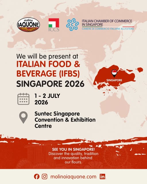 Molino Iaquone vola a Singapore per IFBS 2026